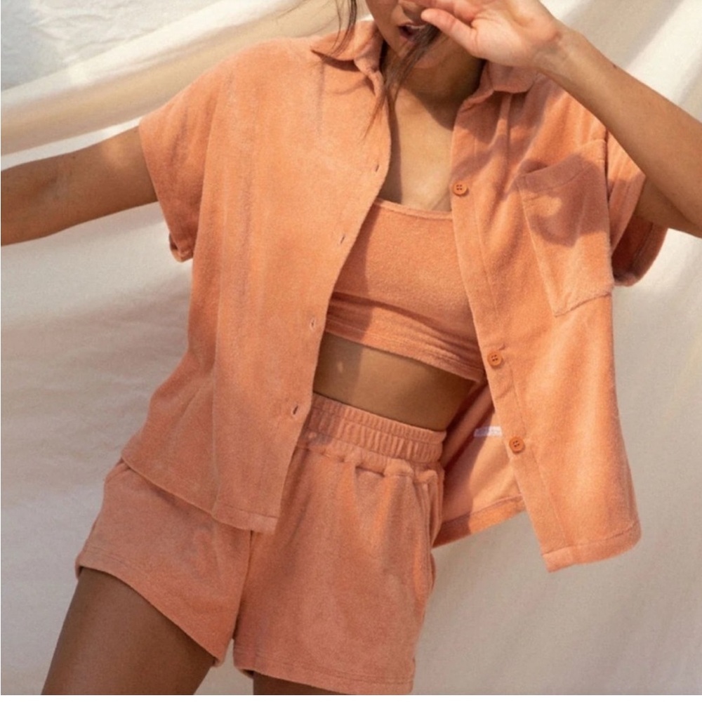 STONE FOX terry crop tank